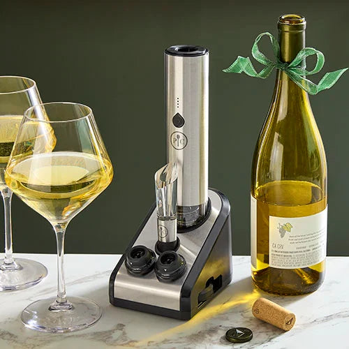 Electric Wine Opener & Preserver Set