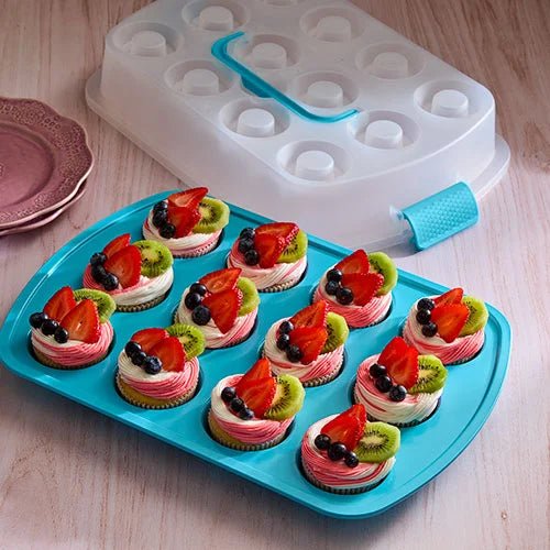 Cupcake Pan & Carrier Set