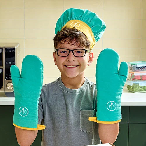 Kids Club Chef Hat and Oven Mitts