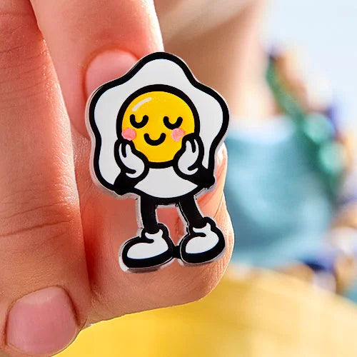 Over-Easy Bestie Pin