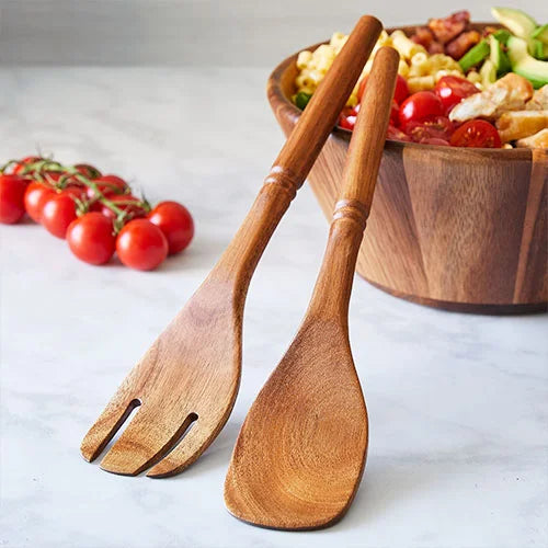 Wood Salad Servers